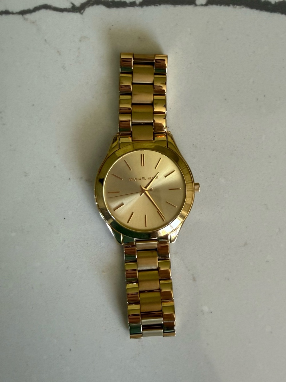 Michael Kors Gold Stainless Steel Bracelet Watch - Picture 3 of 8
